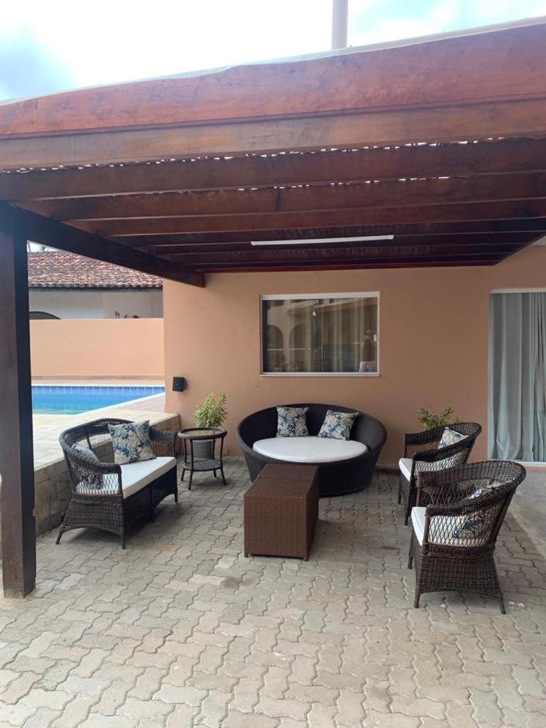 outdoor BBQ area