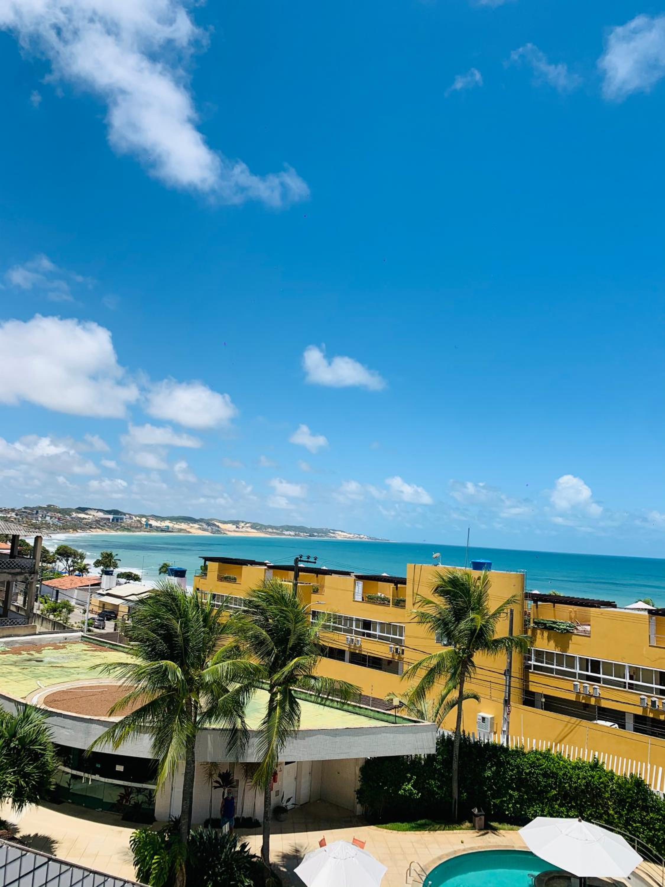 Maravilhoso flat com vista para o Mar de Ponta Negra