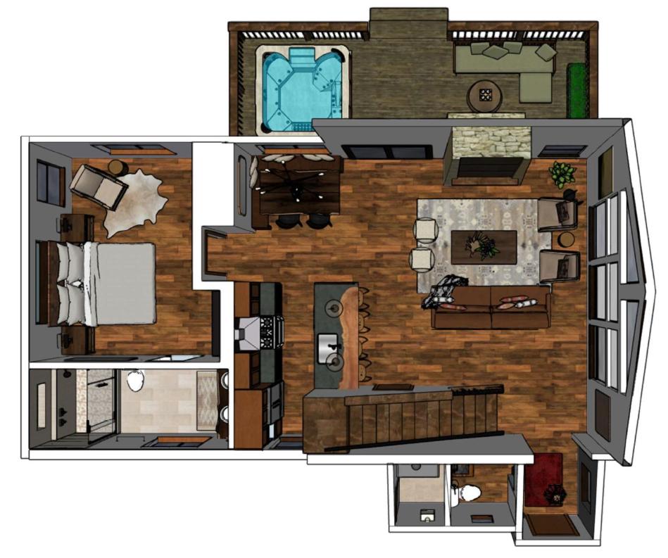 Beautiful Views! Jacuzzi, Indoor Outdoor Fireplace, Steps to Lake Estes - Property Image 23