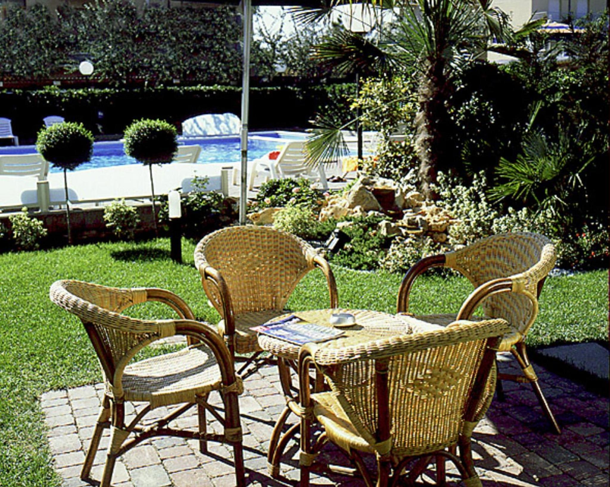outdoor BBQ area