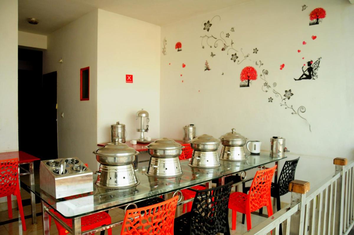 outdoor BBQ area