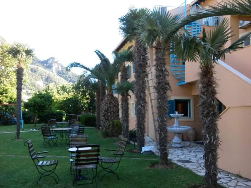 outdoor BBQ area