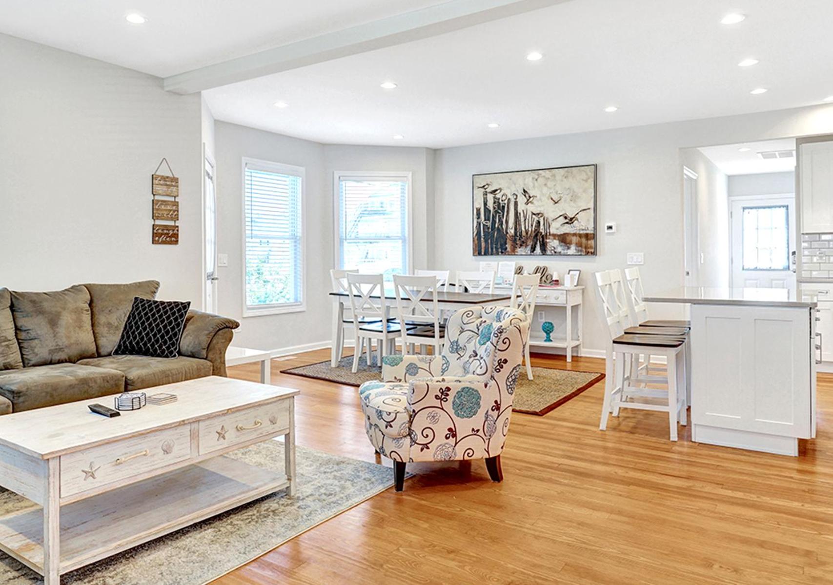Stylish house one block to beach with linens and parking view 5