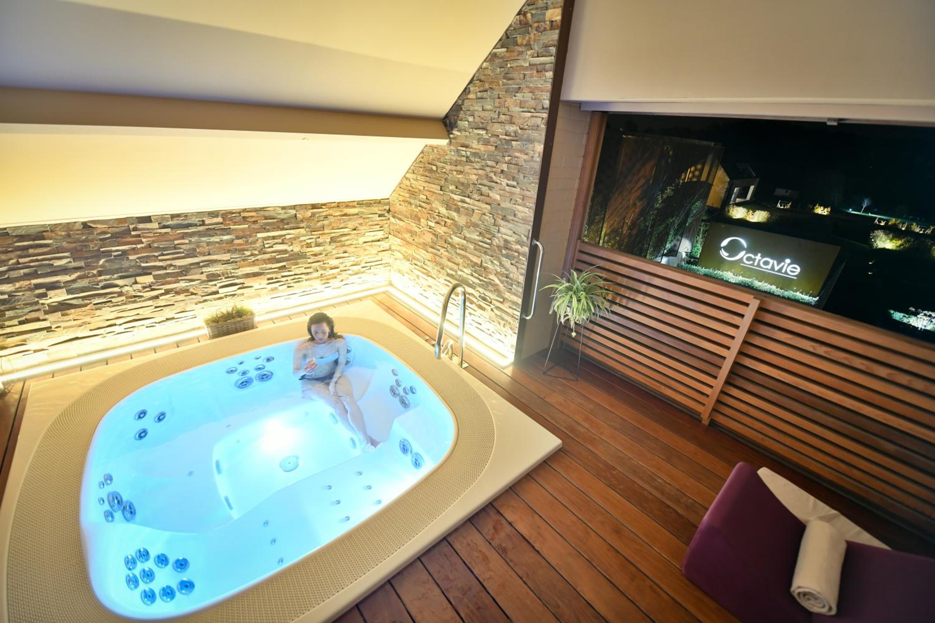 Octavie - Suite de luxe à Tournai avec piscine privée, jacuzzi, sauna et hammam