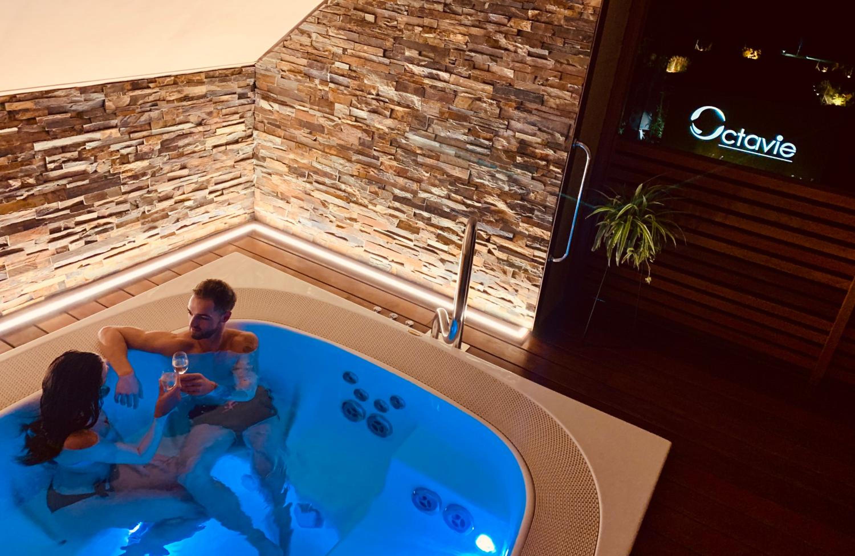 Octavie - Suite de luxe à Tournai avec piscine privée, jacuzzi, sauna et hammam