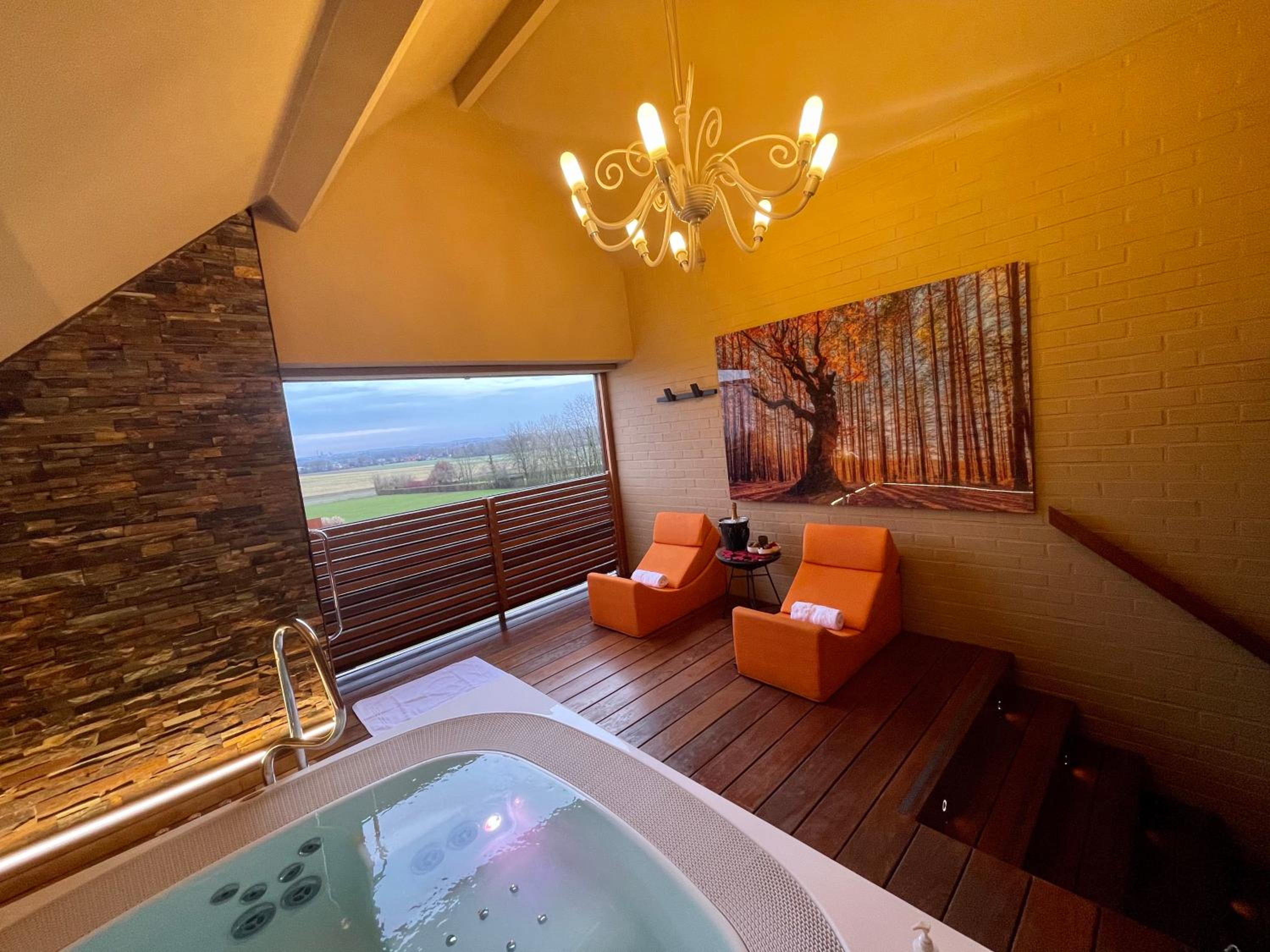 Octavie - Suite de luxe à Tournai avec piscine privée, jacuzzi, sauna et hammam
