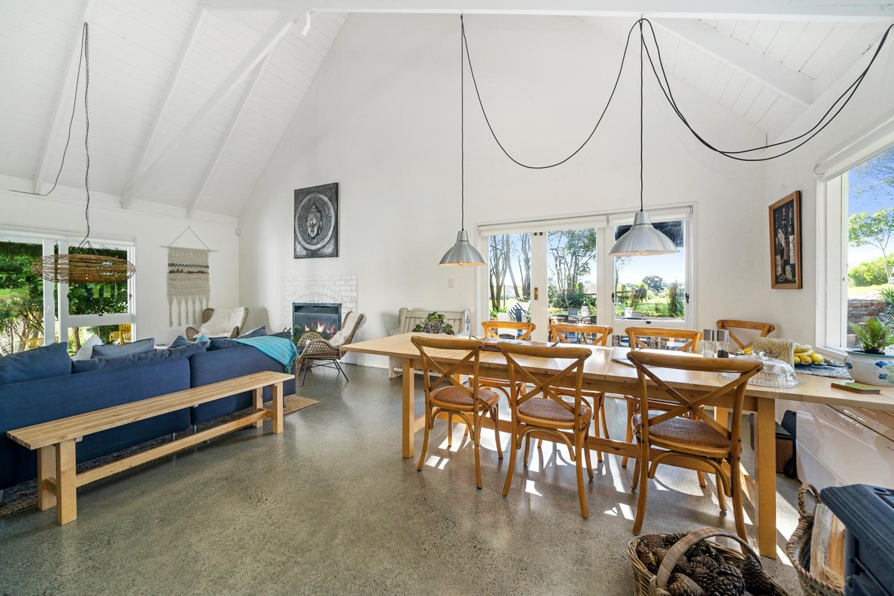The House - The Lodge Te Horo view 2