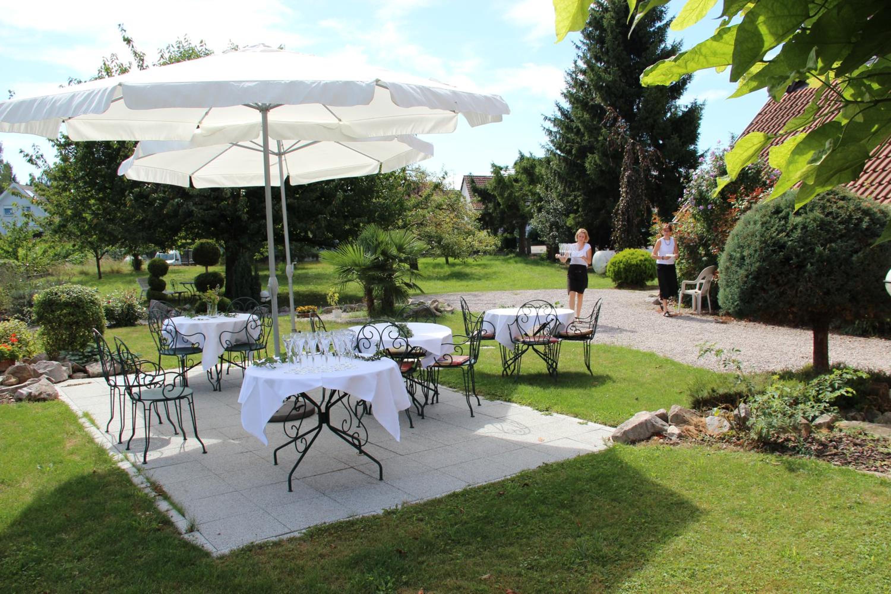 outdoor BBQ area