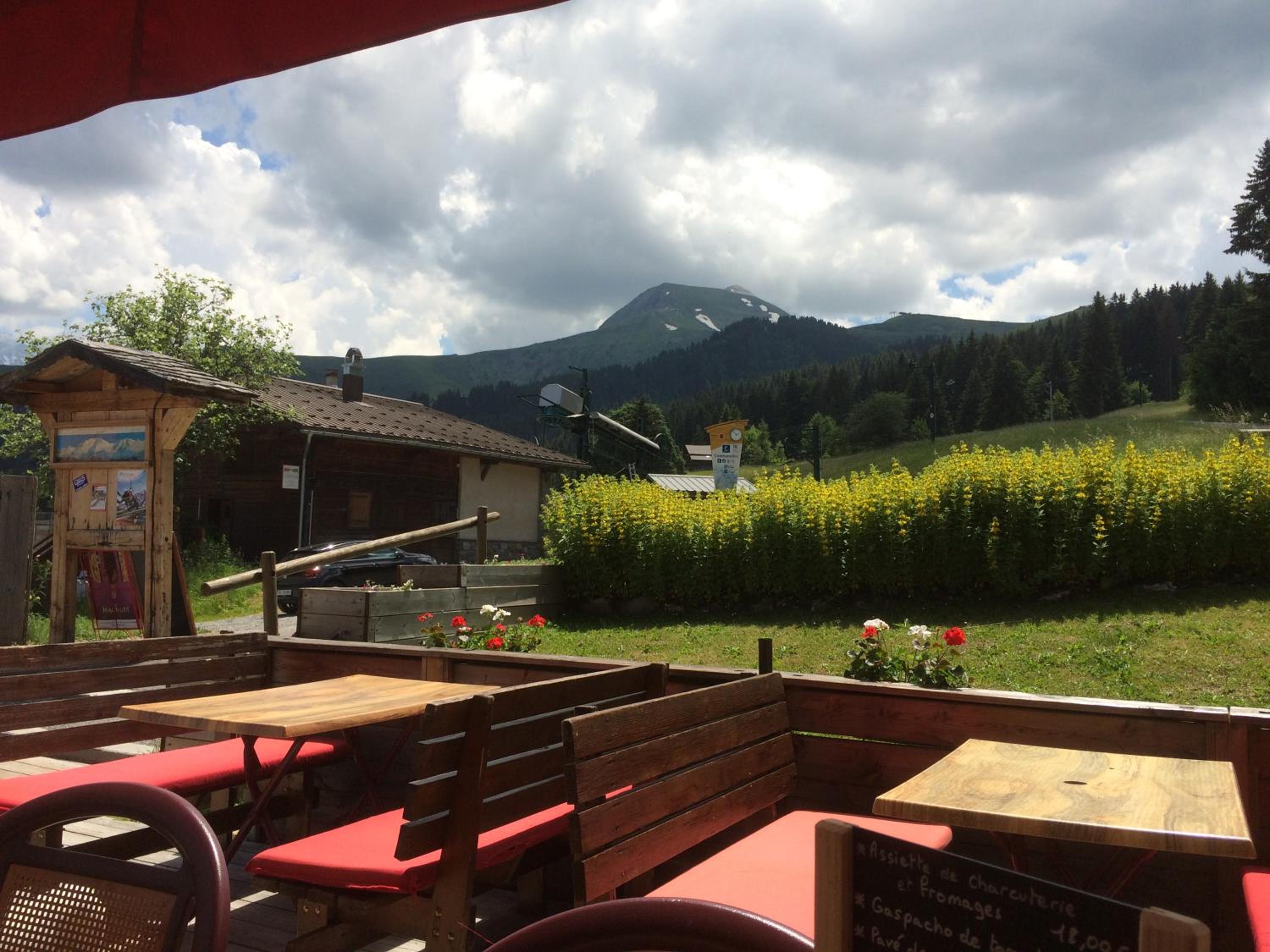 outdoor BBQ area