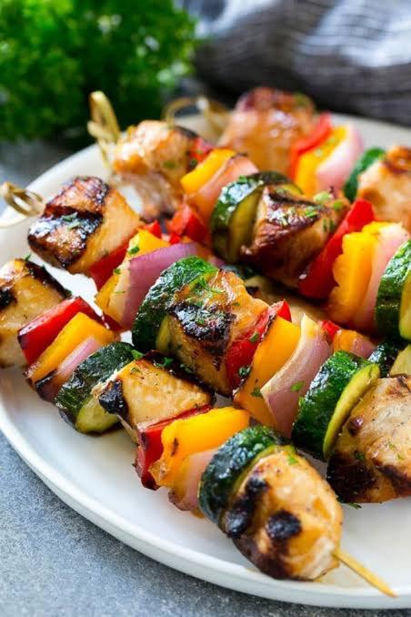 outdoor BBQ area