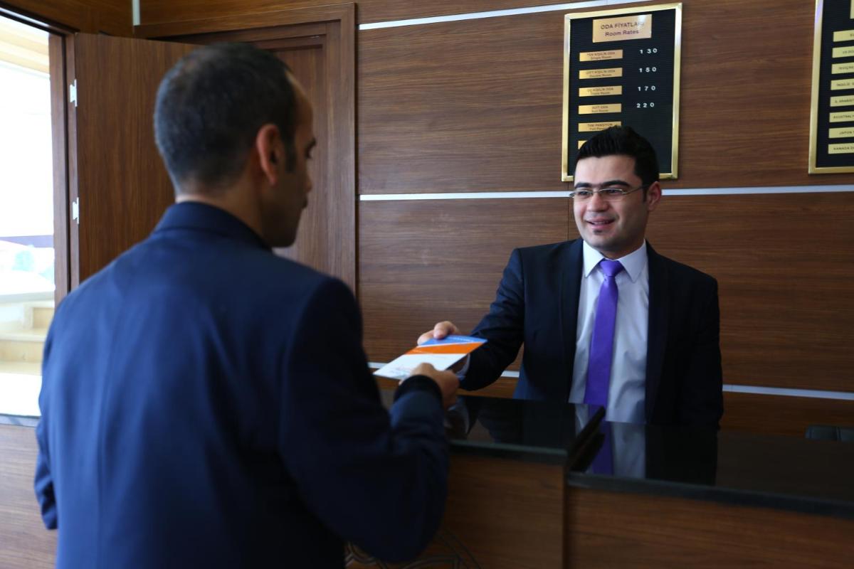 hotel reception