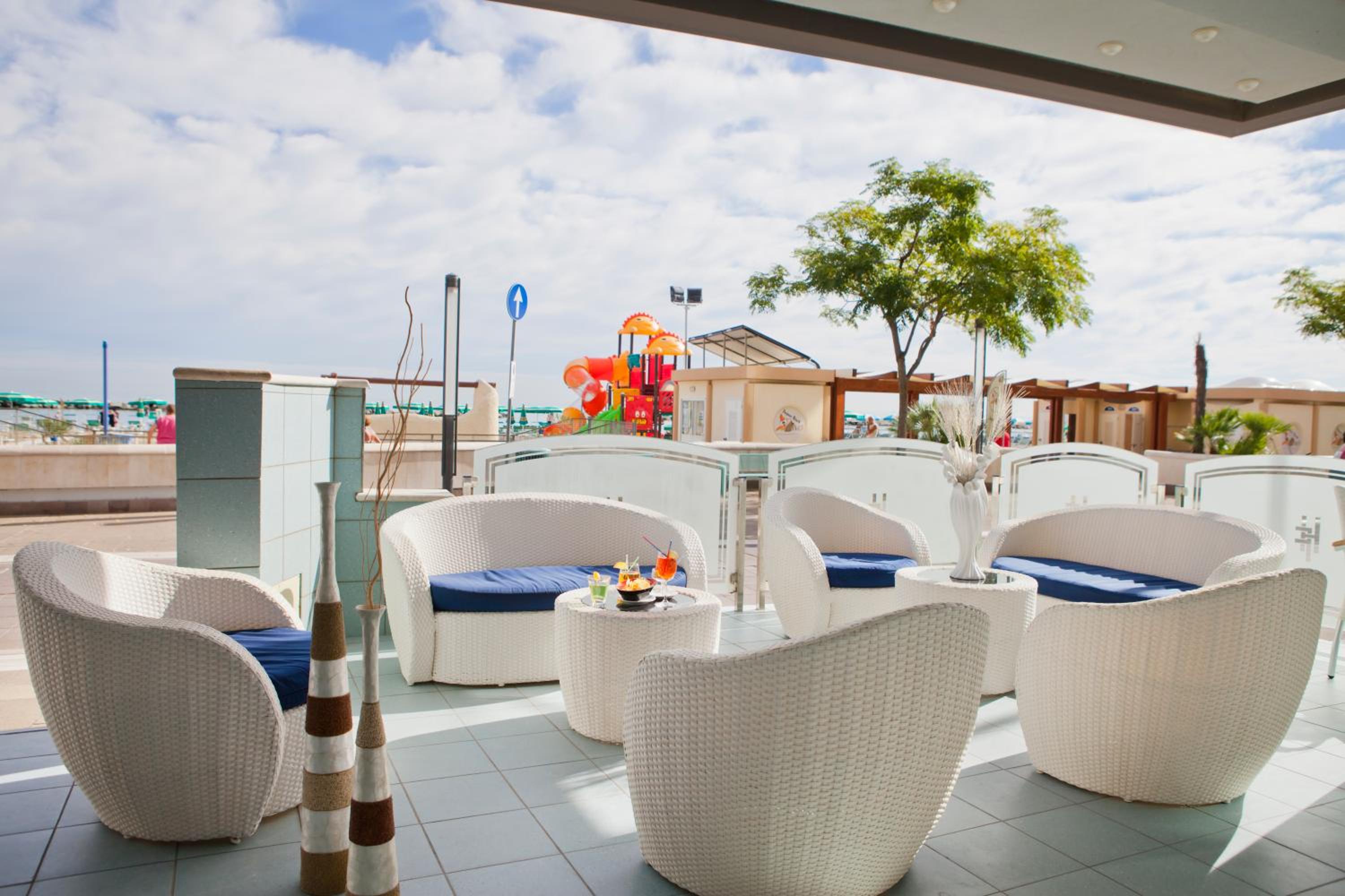 outdoor BBQ area