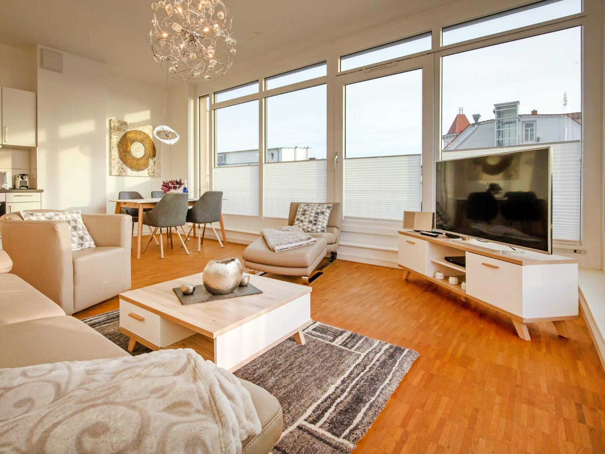 Strandvillen Binz - Ferienwohnung mit 2 Schlafzimmern, Terrasse und Balkon DR-434 view 4
