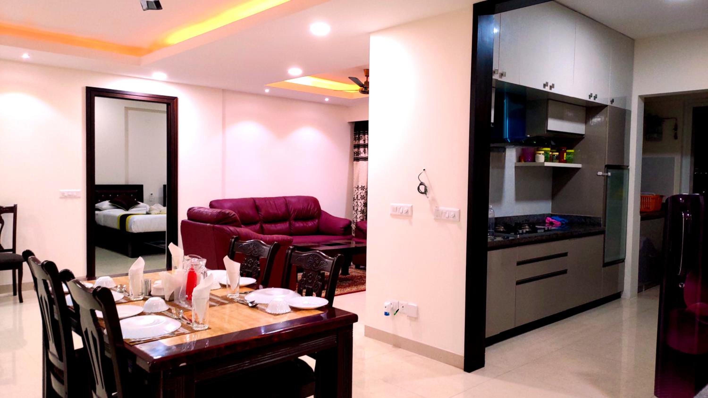 A Superior King Room Manyata Tech Park IT Corporate Service Apartment view 4