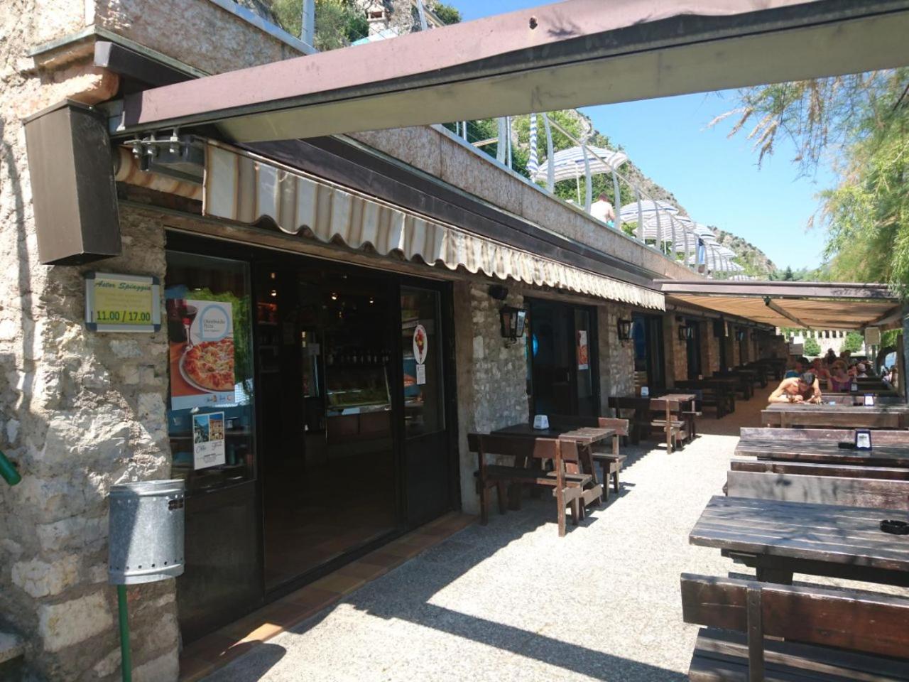 outdoor BBQ area