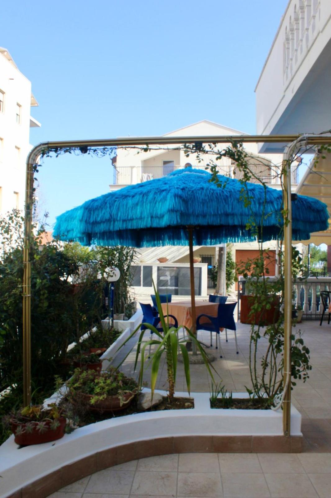 outdoor BBQ area