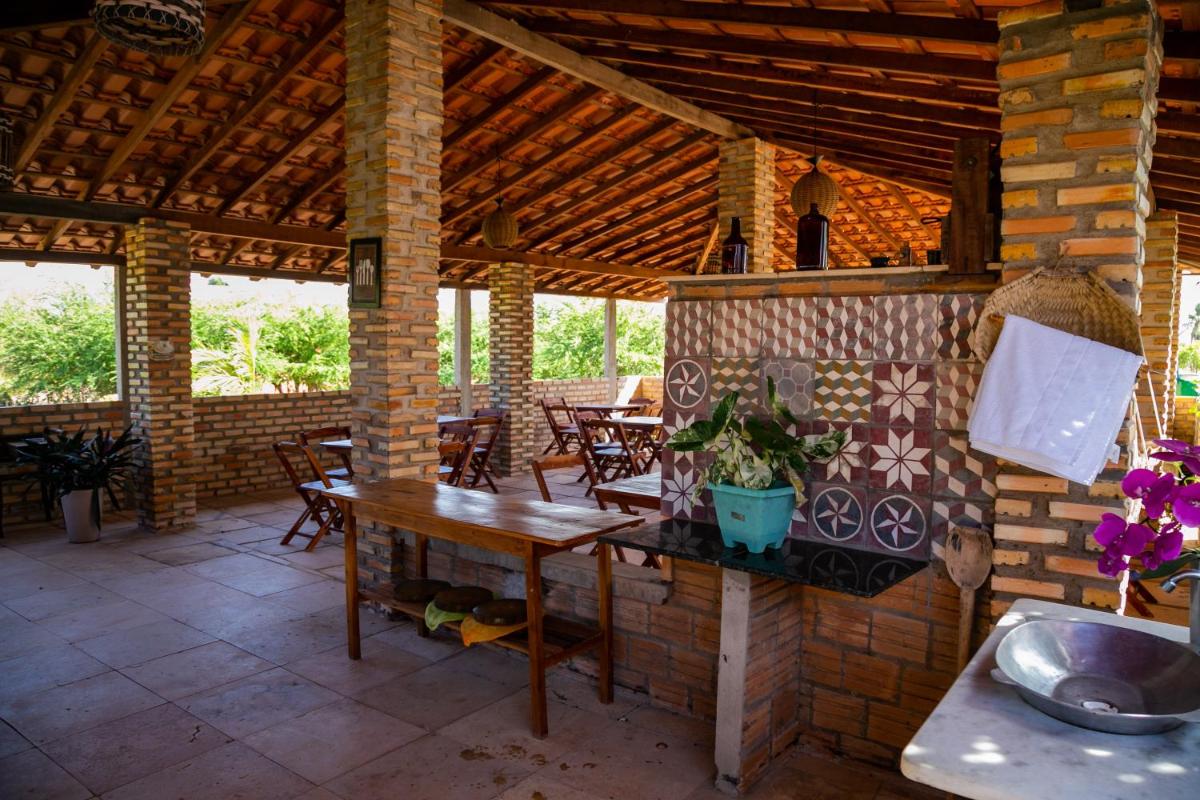 outdoor BBQ area
