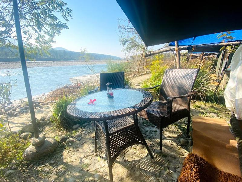 outdoor BBQ area