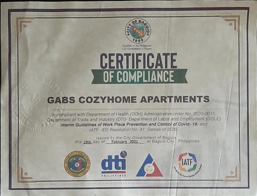Gab's CozyHome at Bonbel Condo, Botanical Gardens Baguio