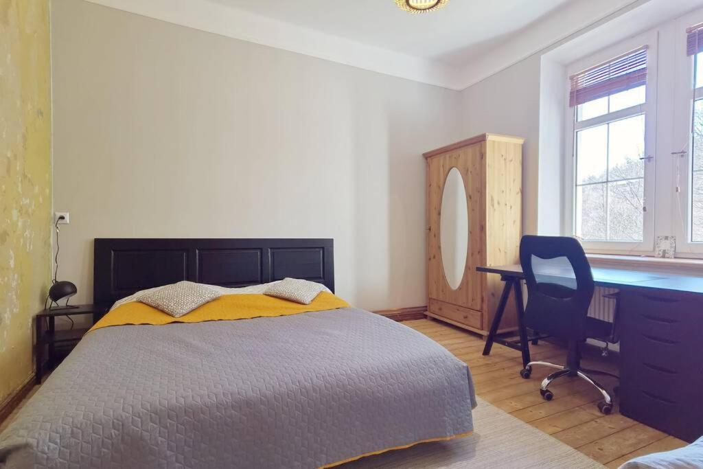 Marcówka M4 - duży apartament w historycznej willi z ogrodem view 5