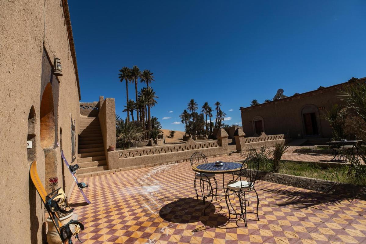 outdoor BBQ area