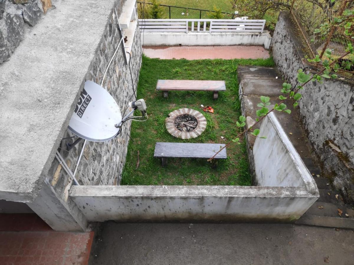 outdoor BBQ area