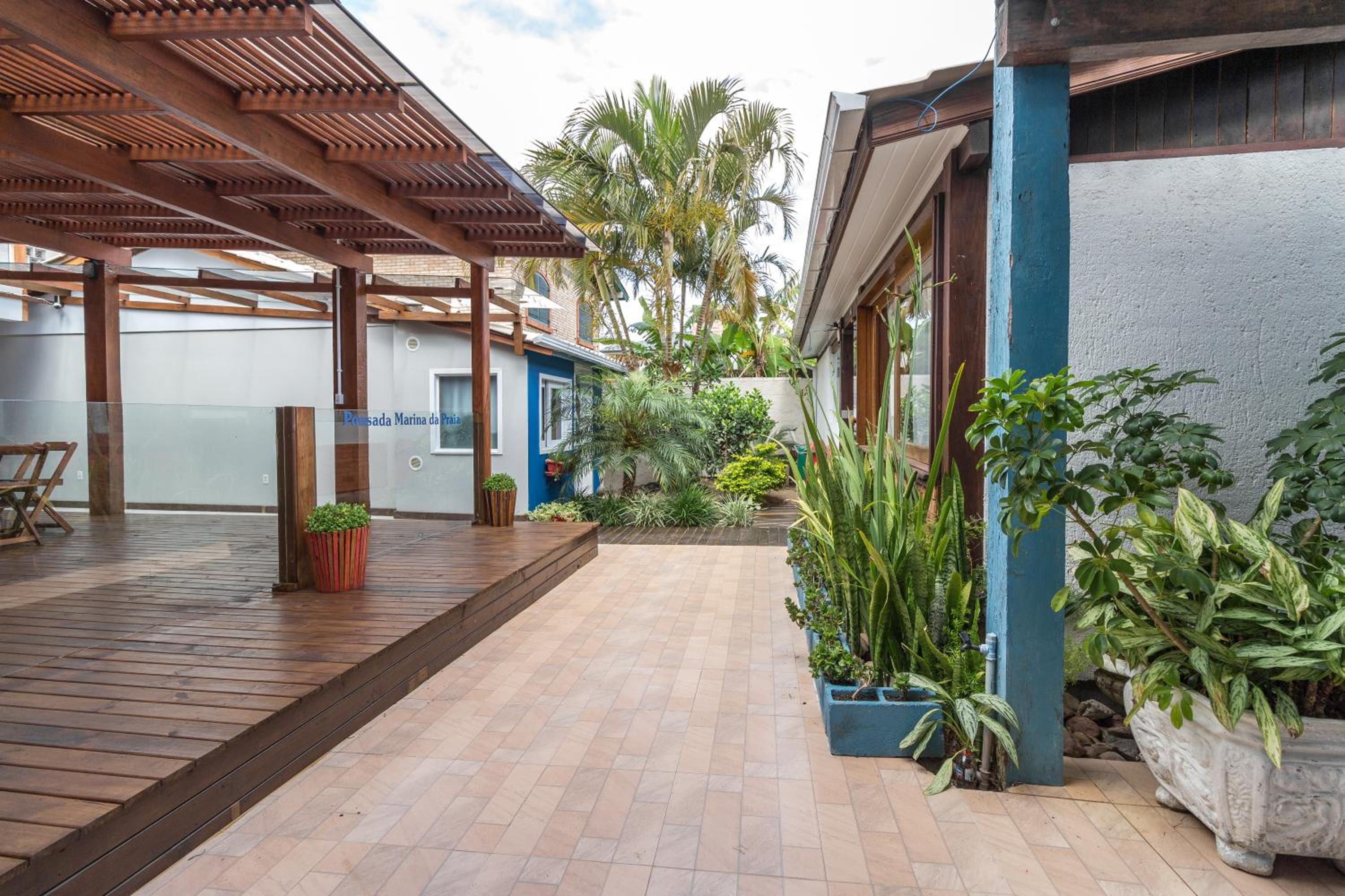 outdoor BBQ area