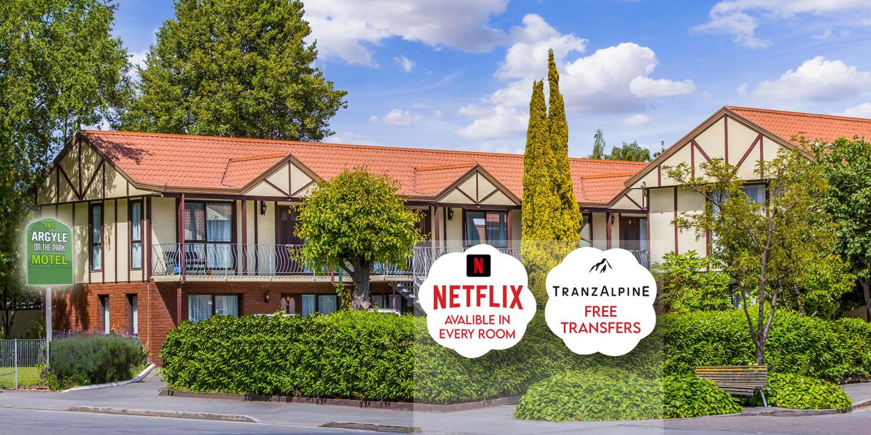 Argyle On The Park - Central Christchurch Motel Overlooking Hagley Park