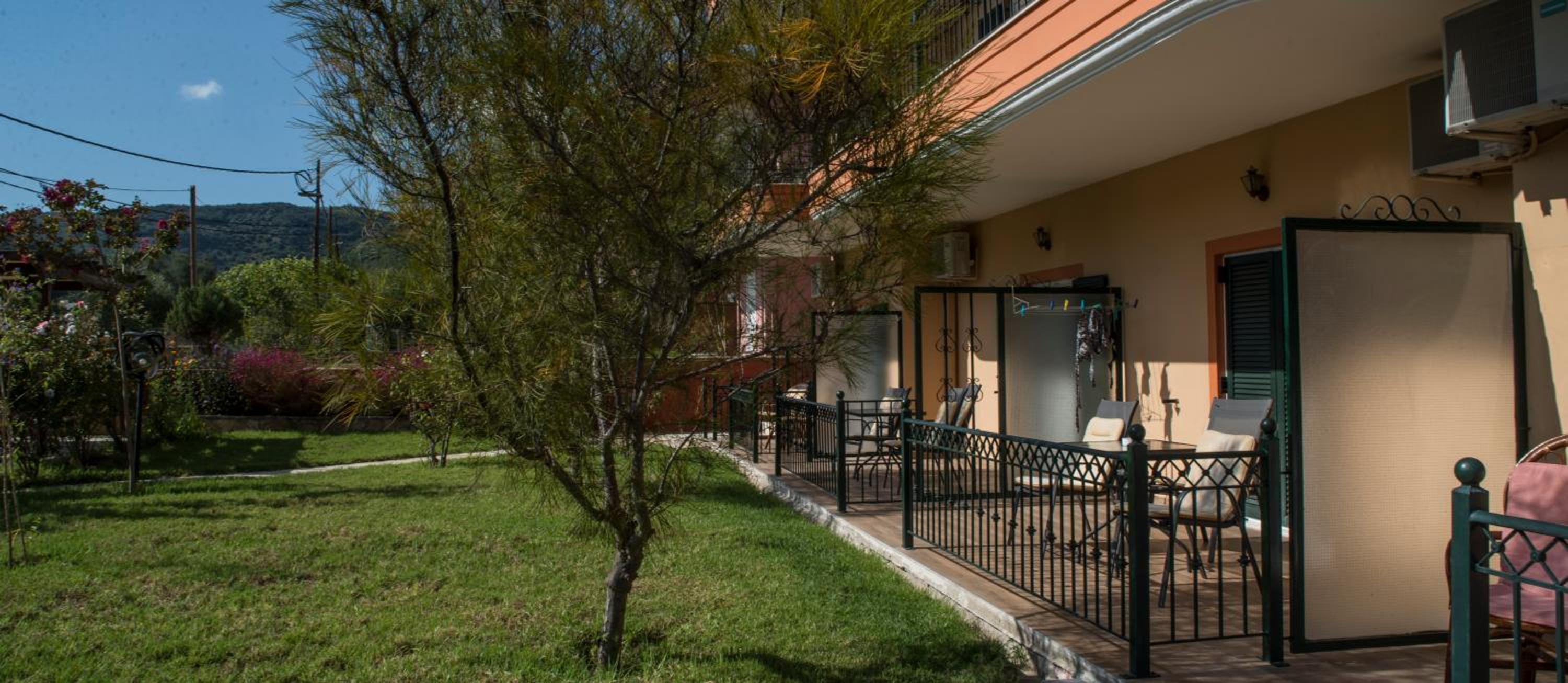 outdoor BBQ area