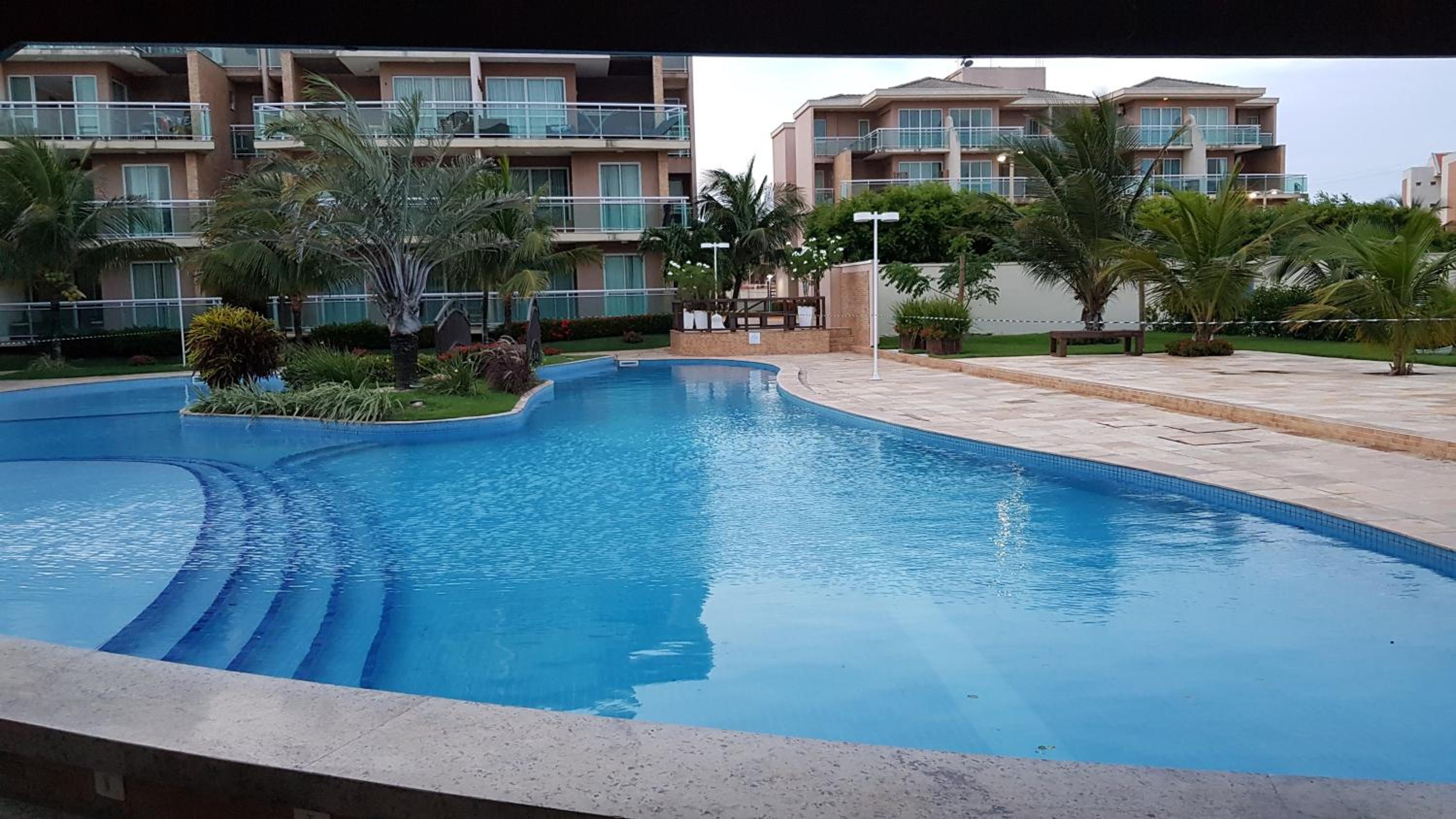 PALM BEACH Porto das Dunas, apartamento todo climatizado TÉRREO a 350 metros Beach Park