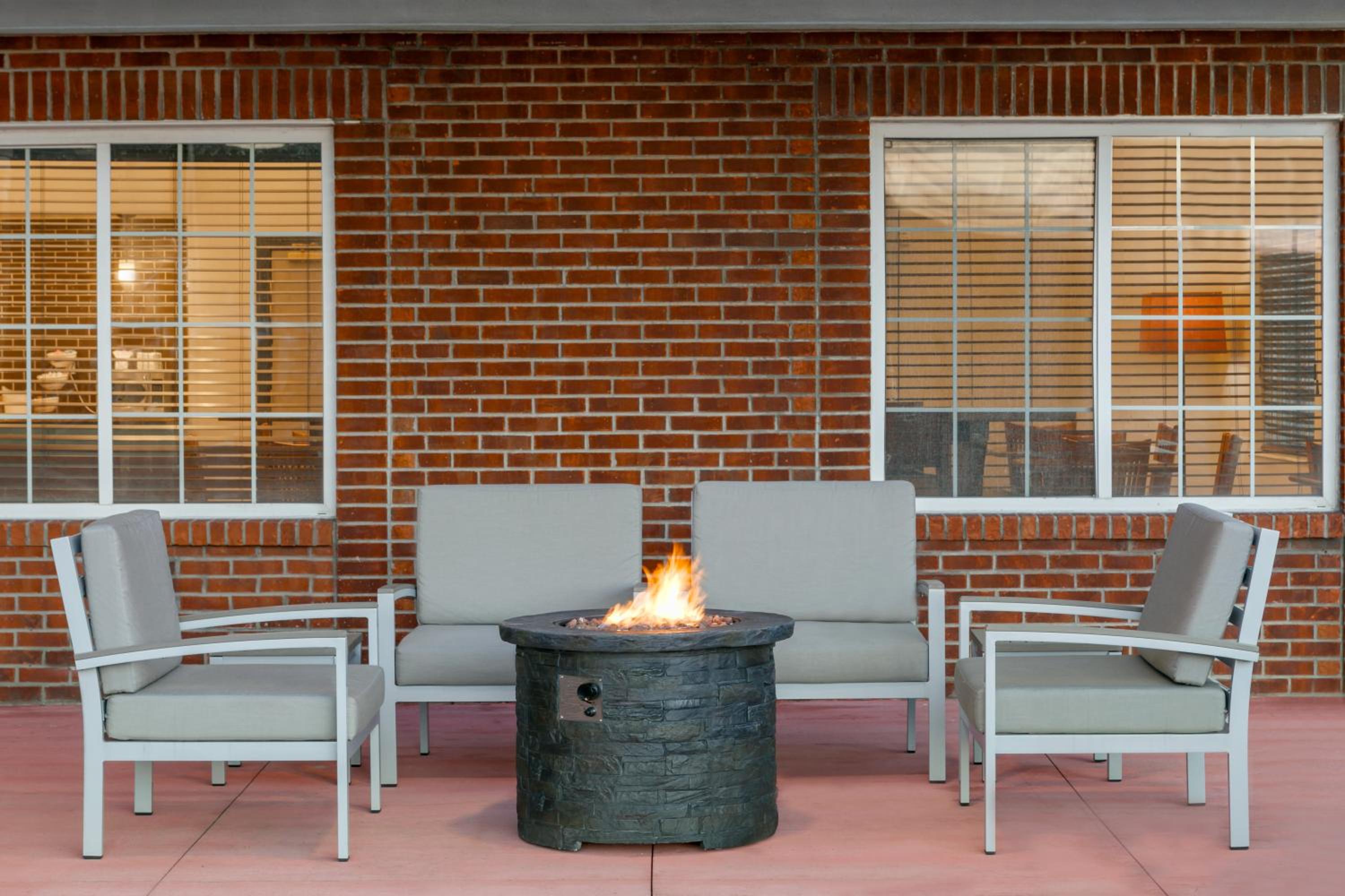 outdoor BBQ area