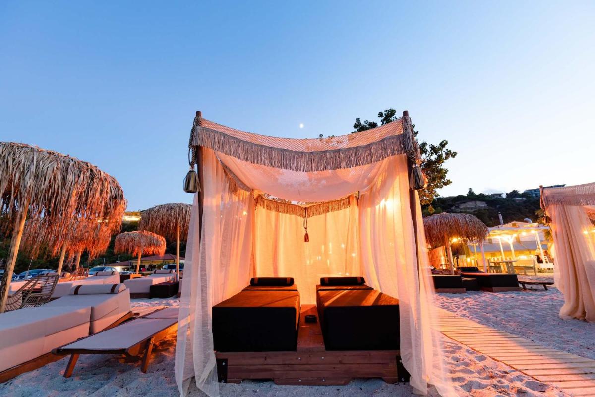 outdoor BBQ area