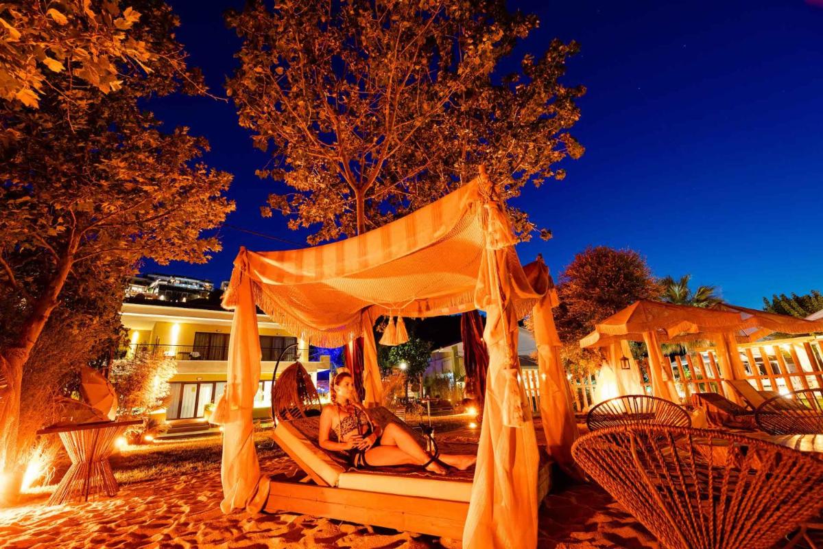 outdoor BBQ area