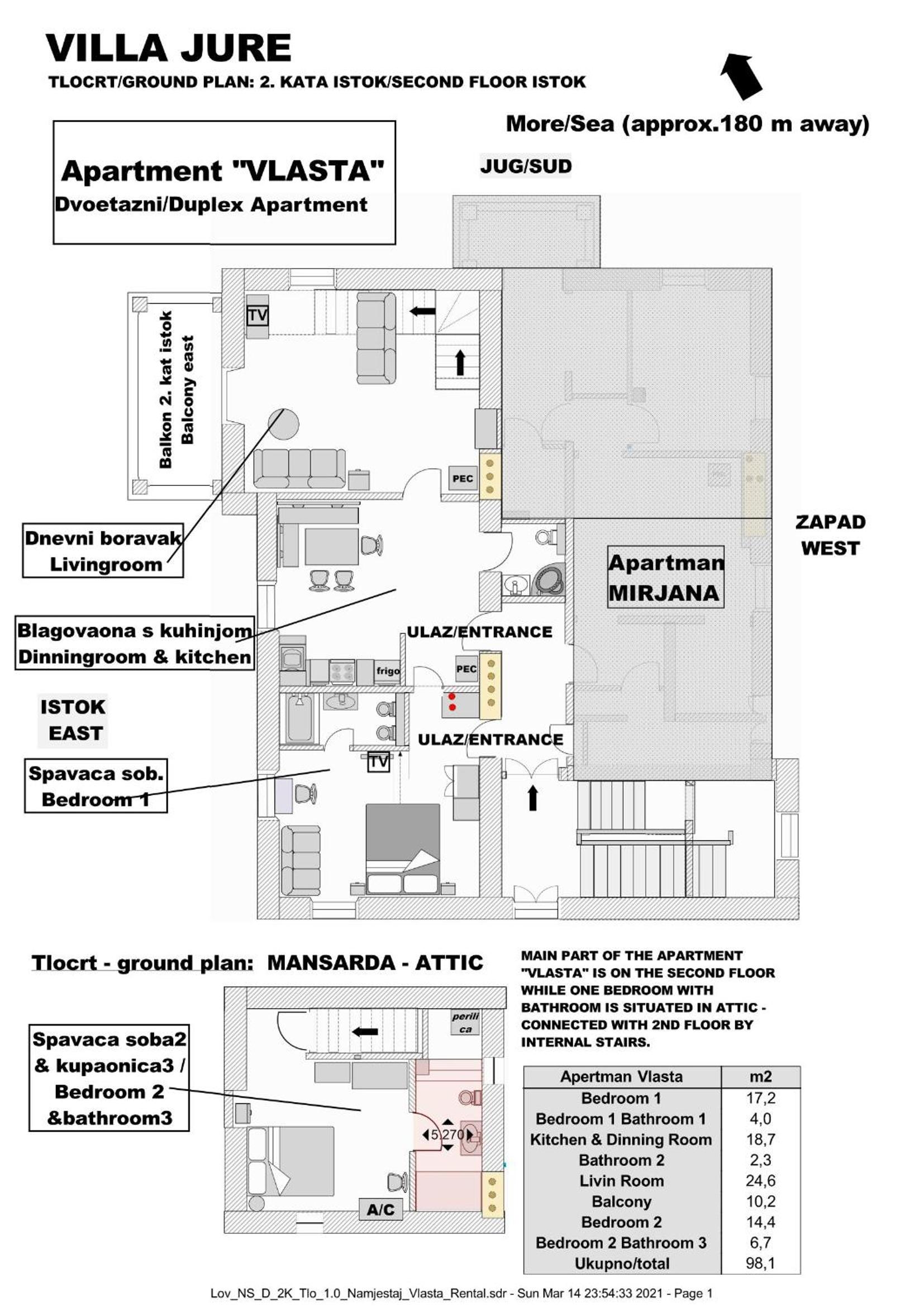 Villa Jure - Apartment Vlasta