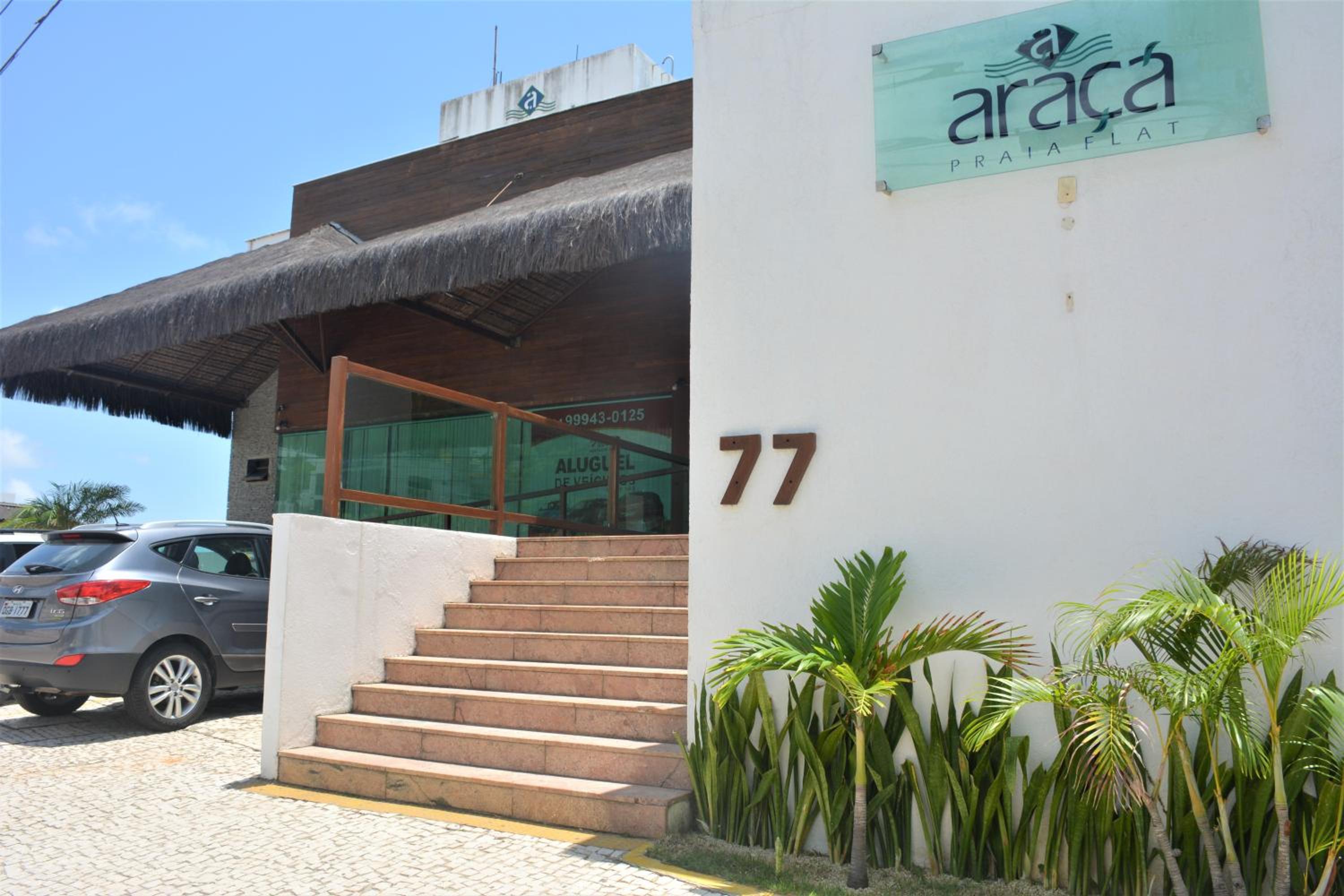 Na praia - Araça 206 Luxo - Lateral vista jardim