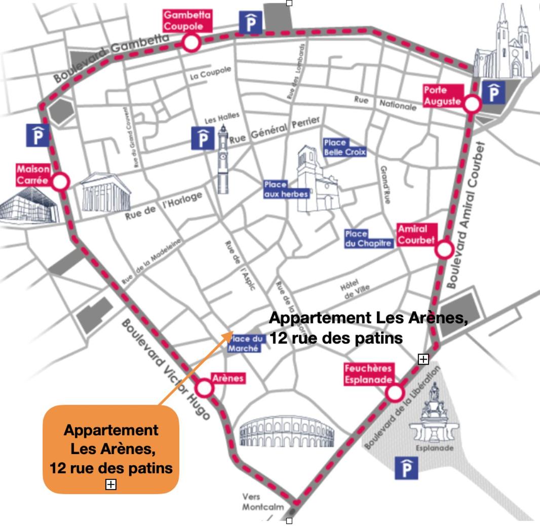 Les Arènes, 1 à 6 personnes en centre ville view 2