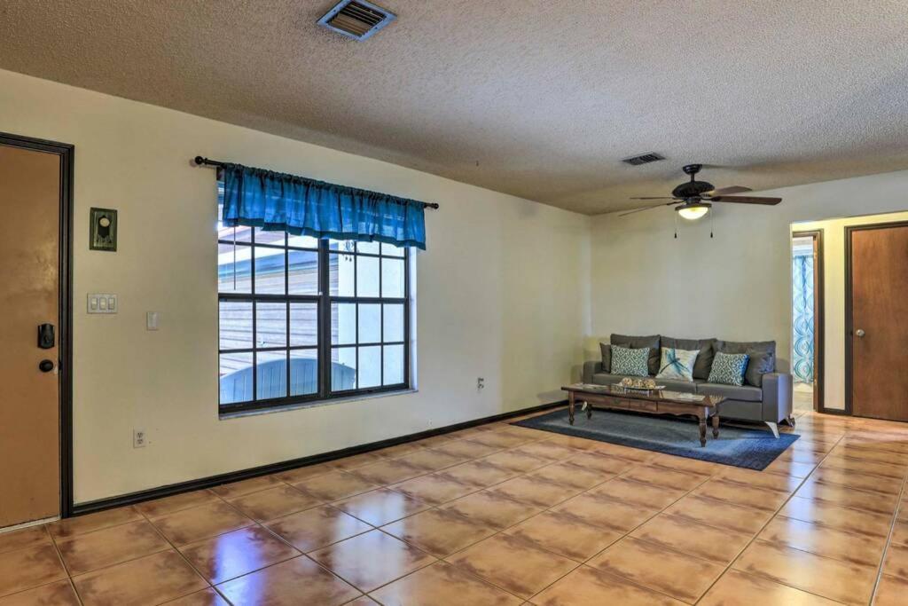 Florida Oasis Solar Panel Pool with Fire Pit & Grill view 2