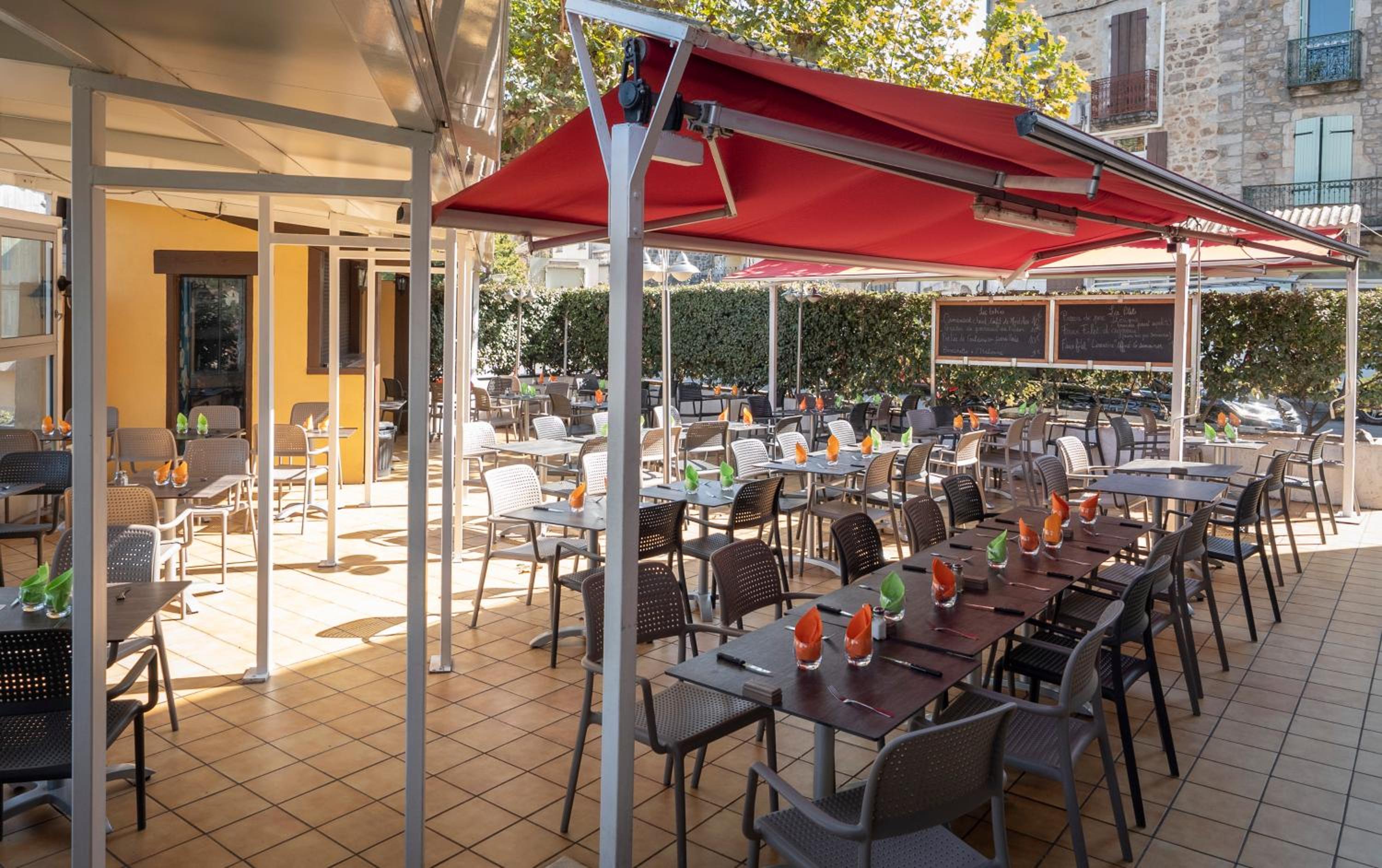 outdoor BBQ area