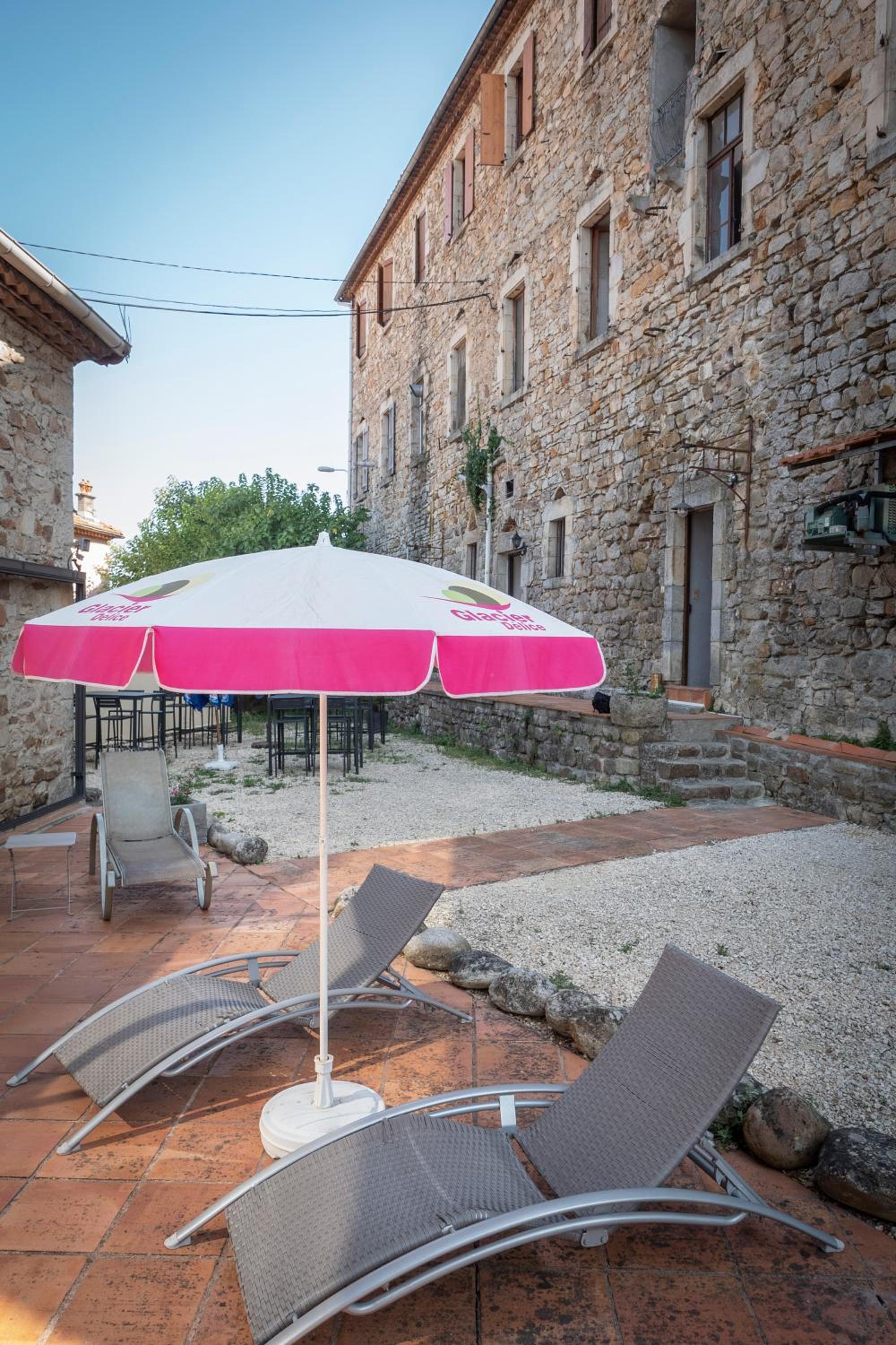 outdoor BBQ area
