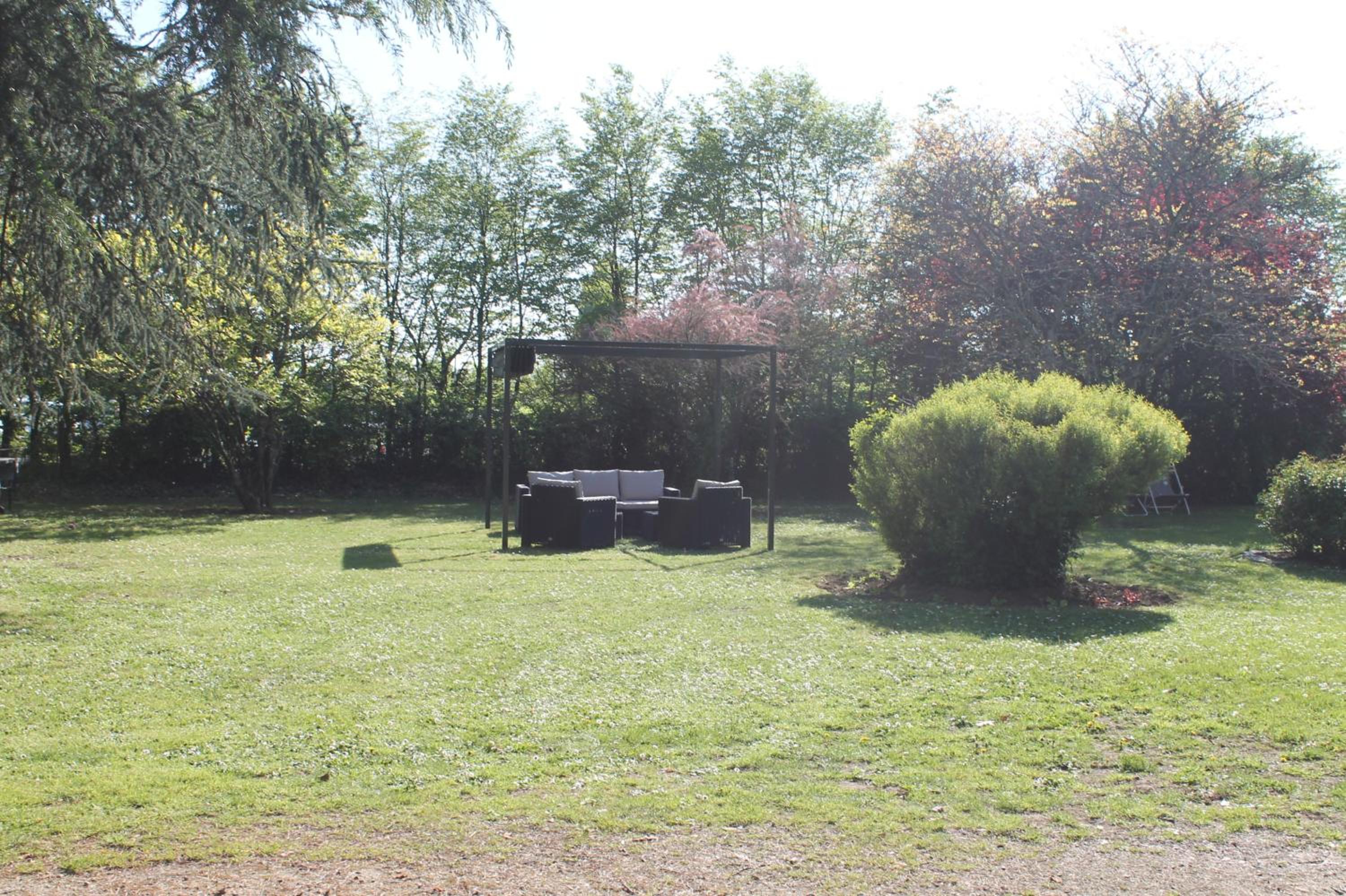 outdoor BBQ area