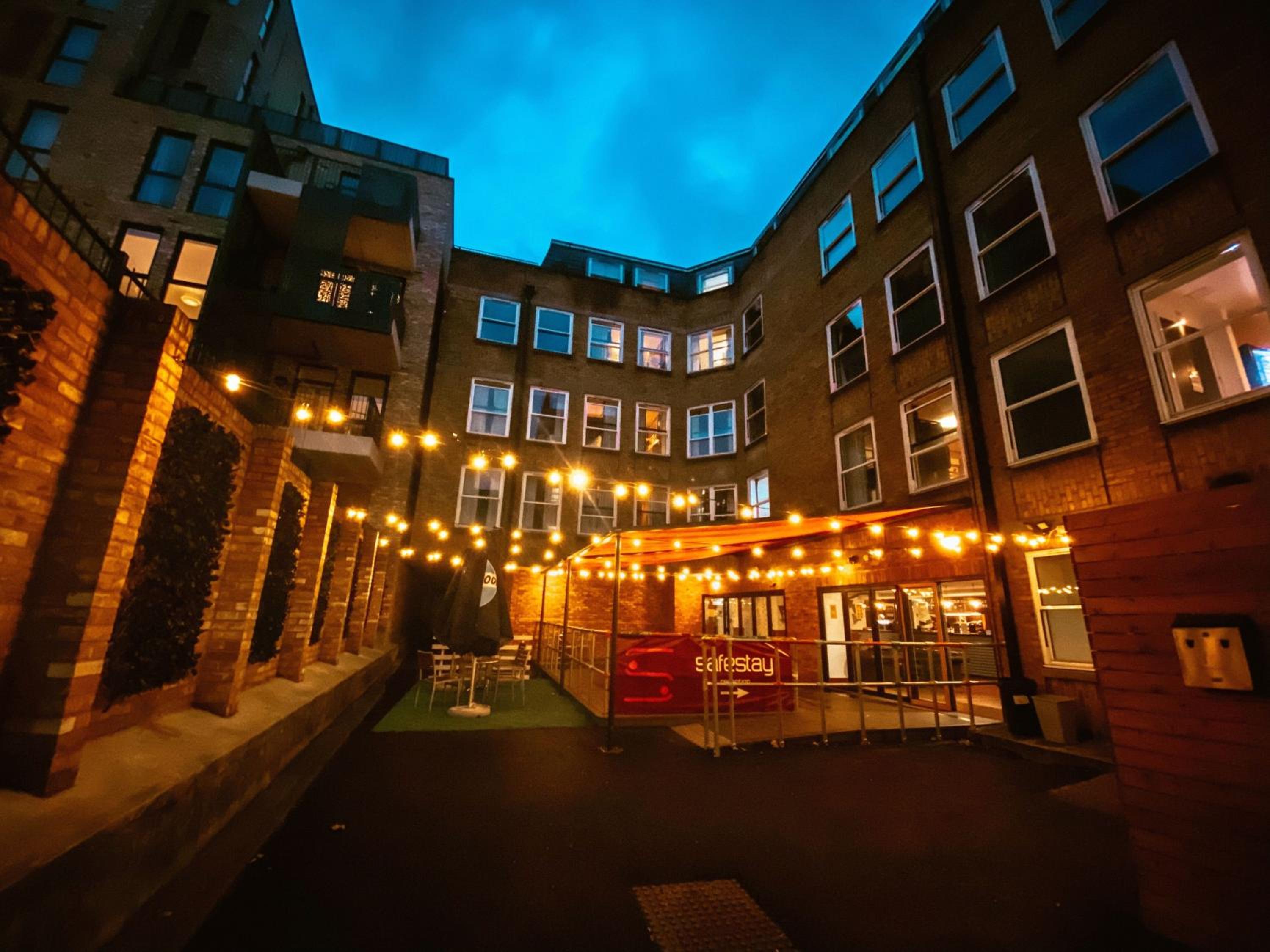 outdoor bbq area