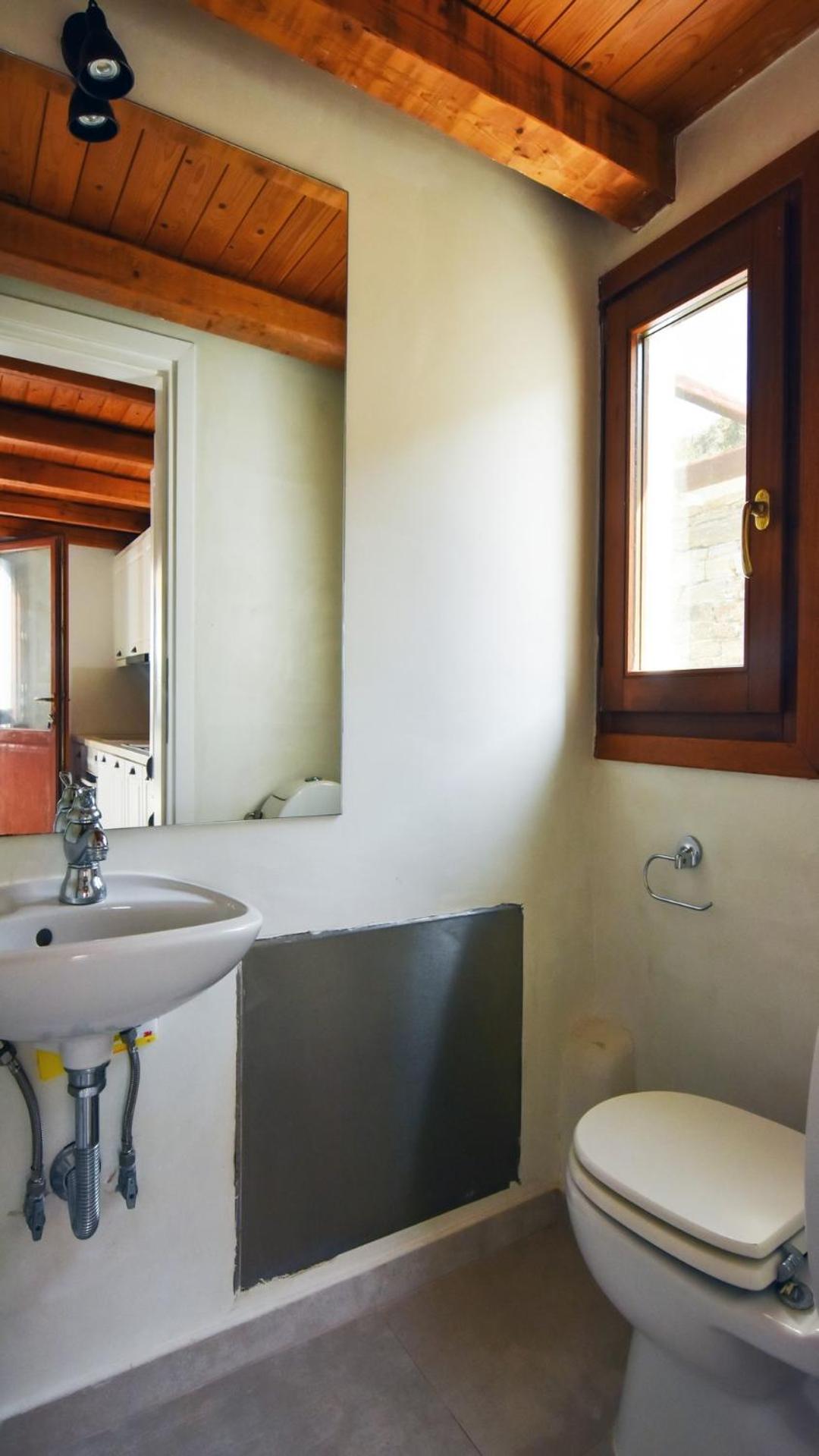Stone villa with a sea water swimming pool and a sea and sunset view view 3