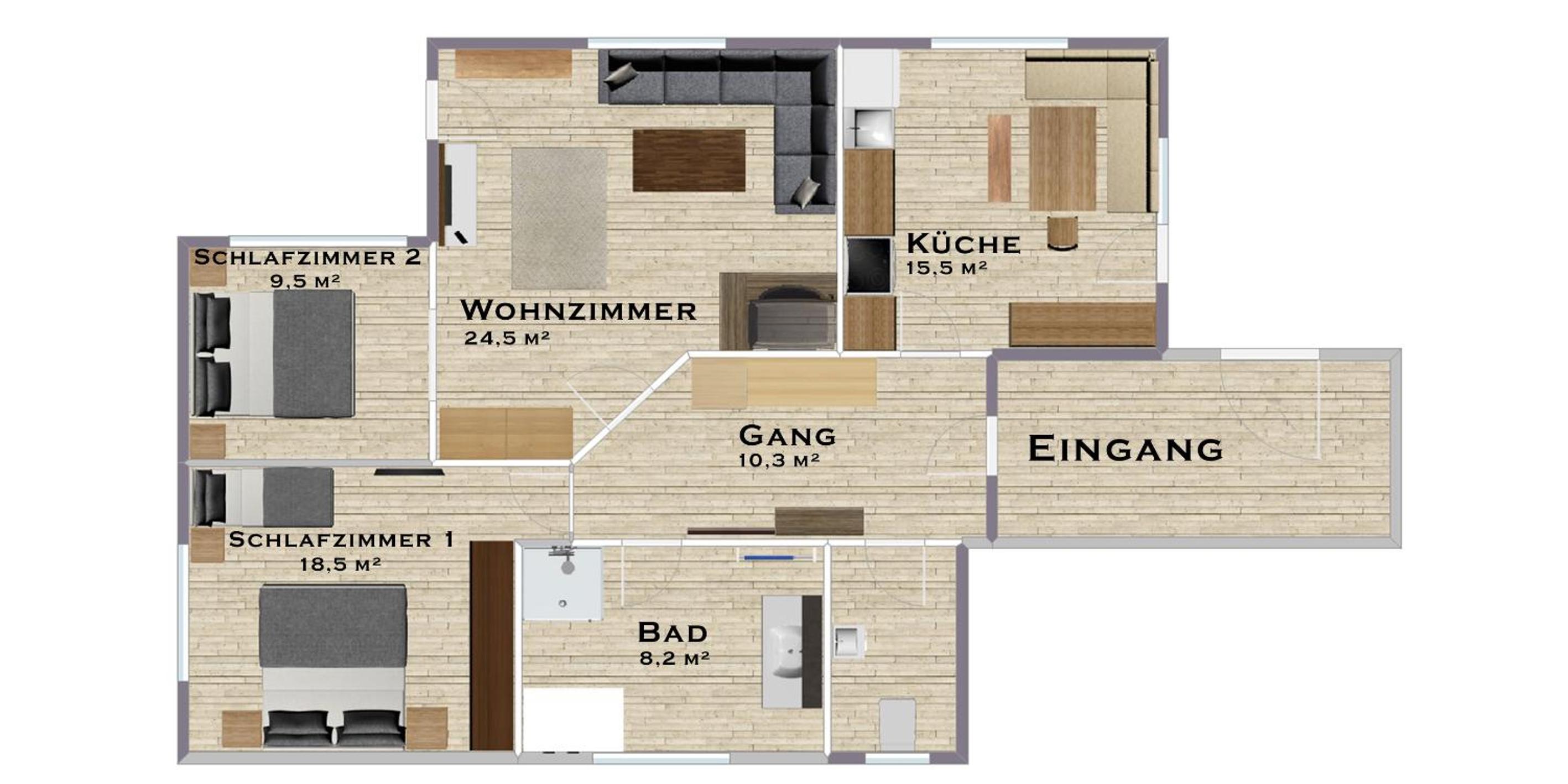 Alp Chalet Appartement view 2