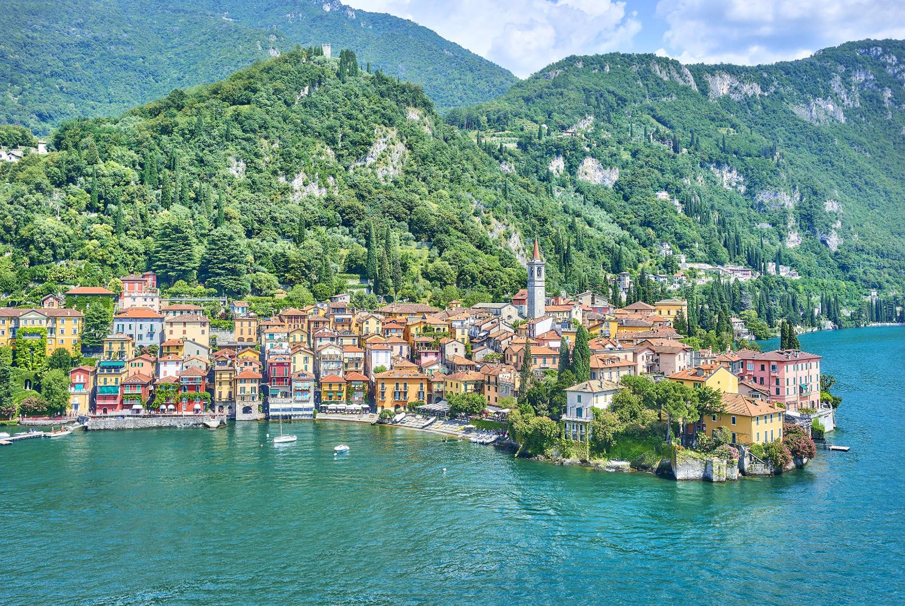 Castello di Vezio in the Village