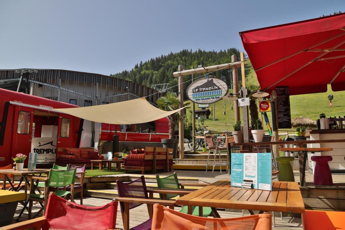 outdoor BBQ area
