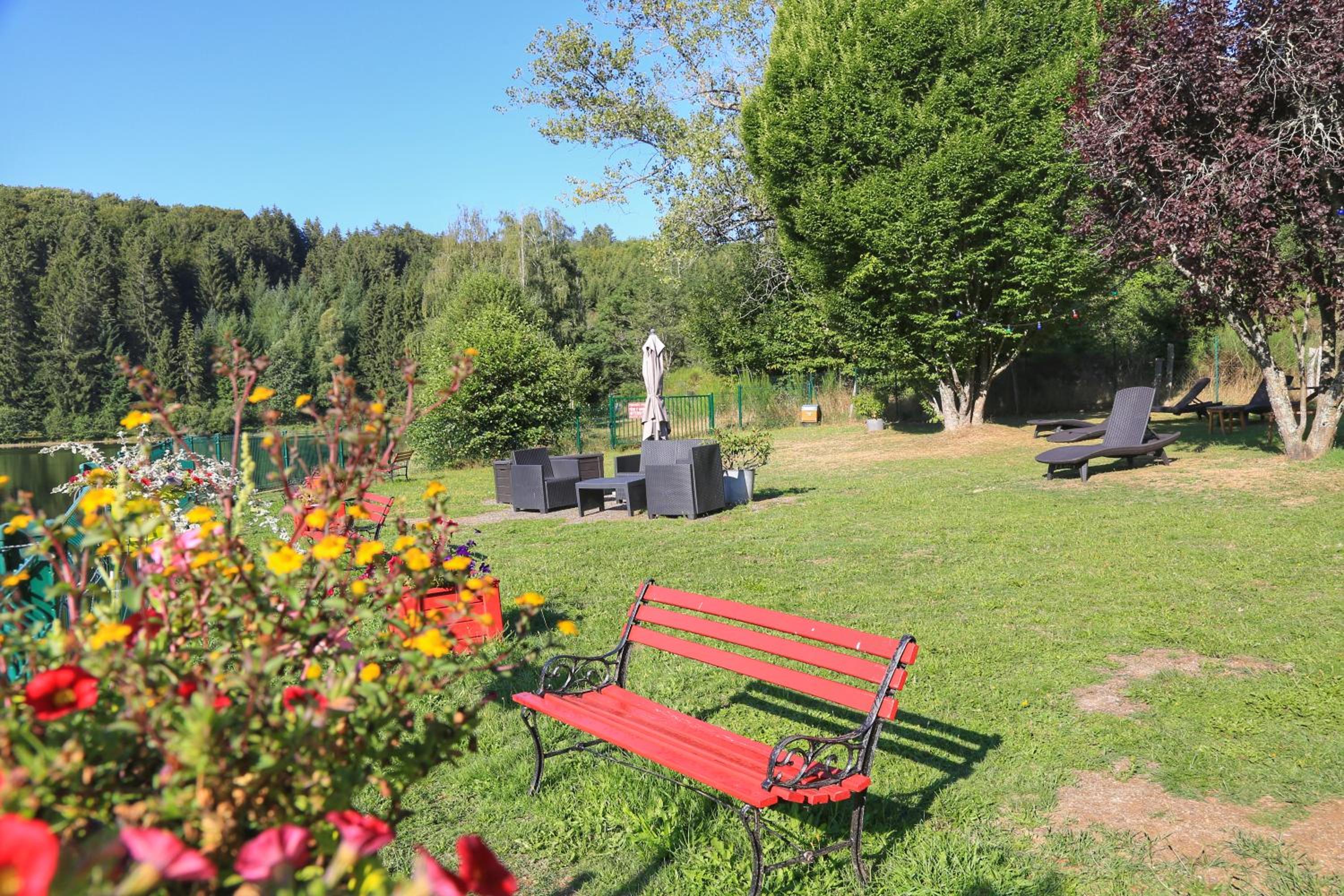 outdoor BBQ area