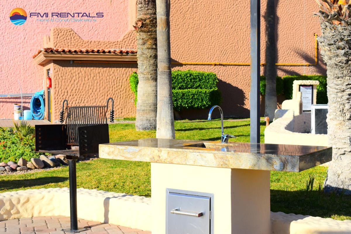 outdoor BBQ area