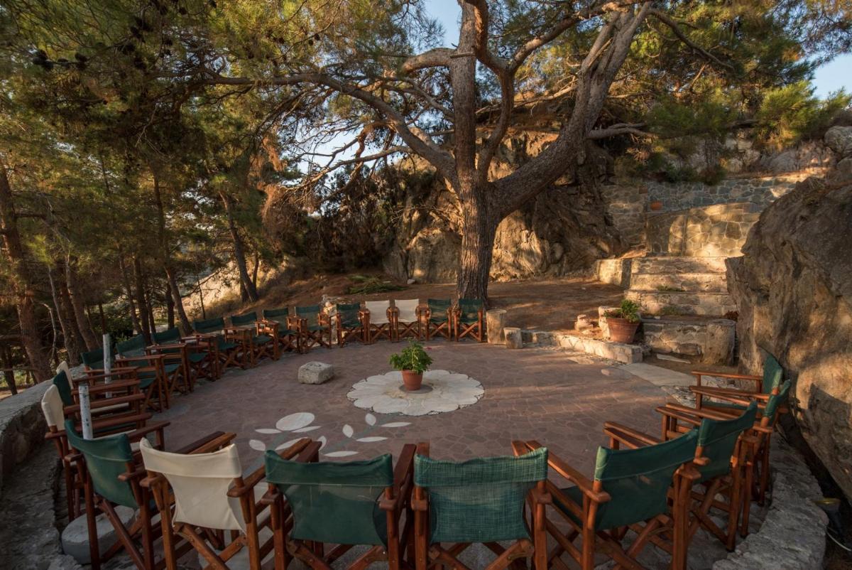 outdoor BBQ area