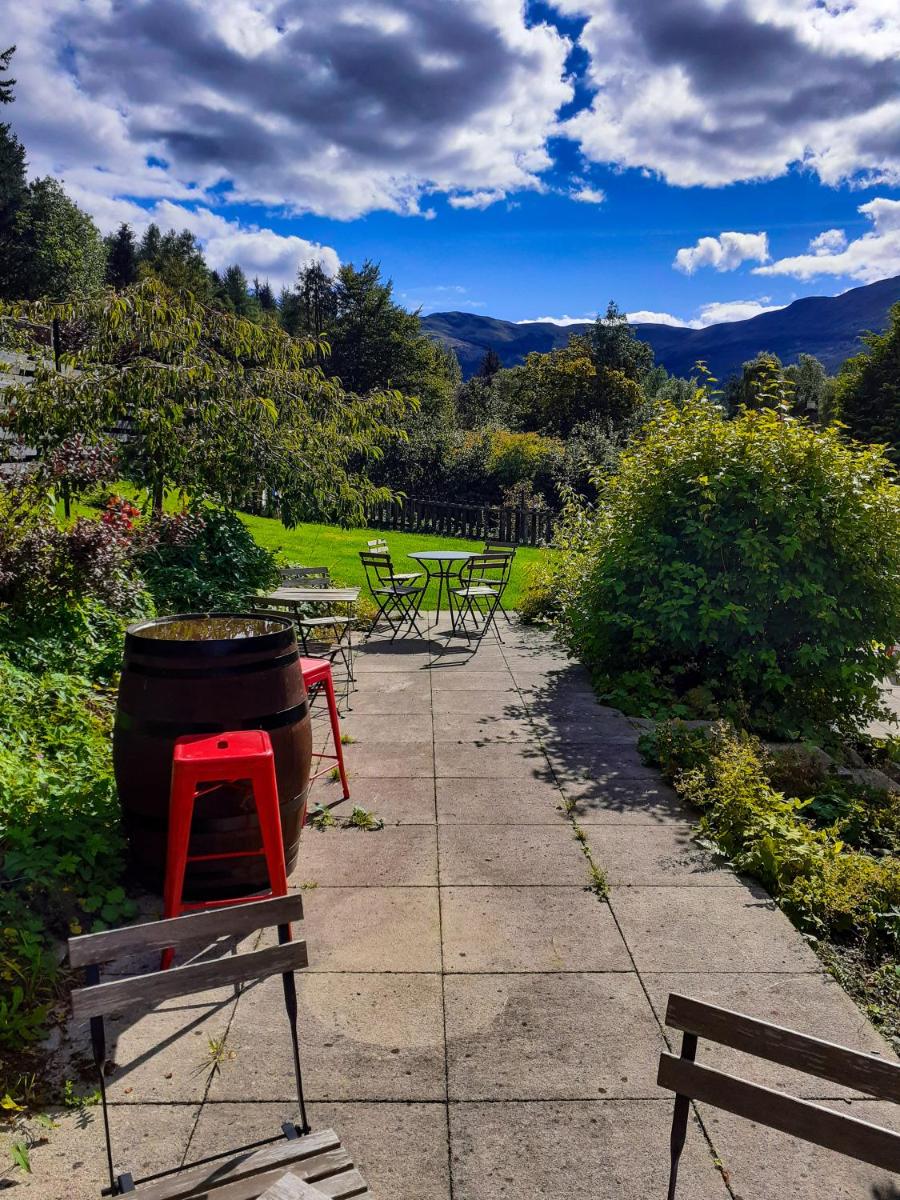 outdoor BBQ area