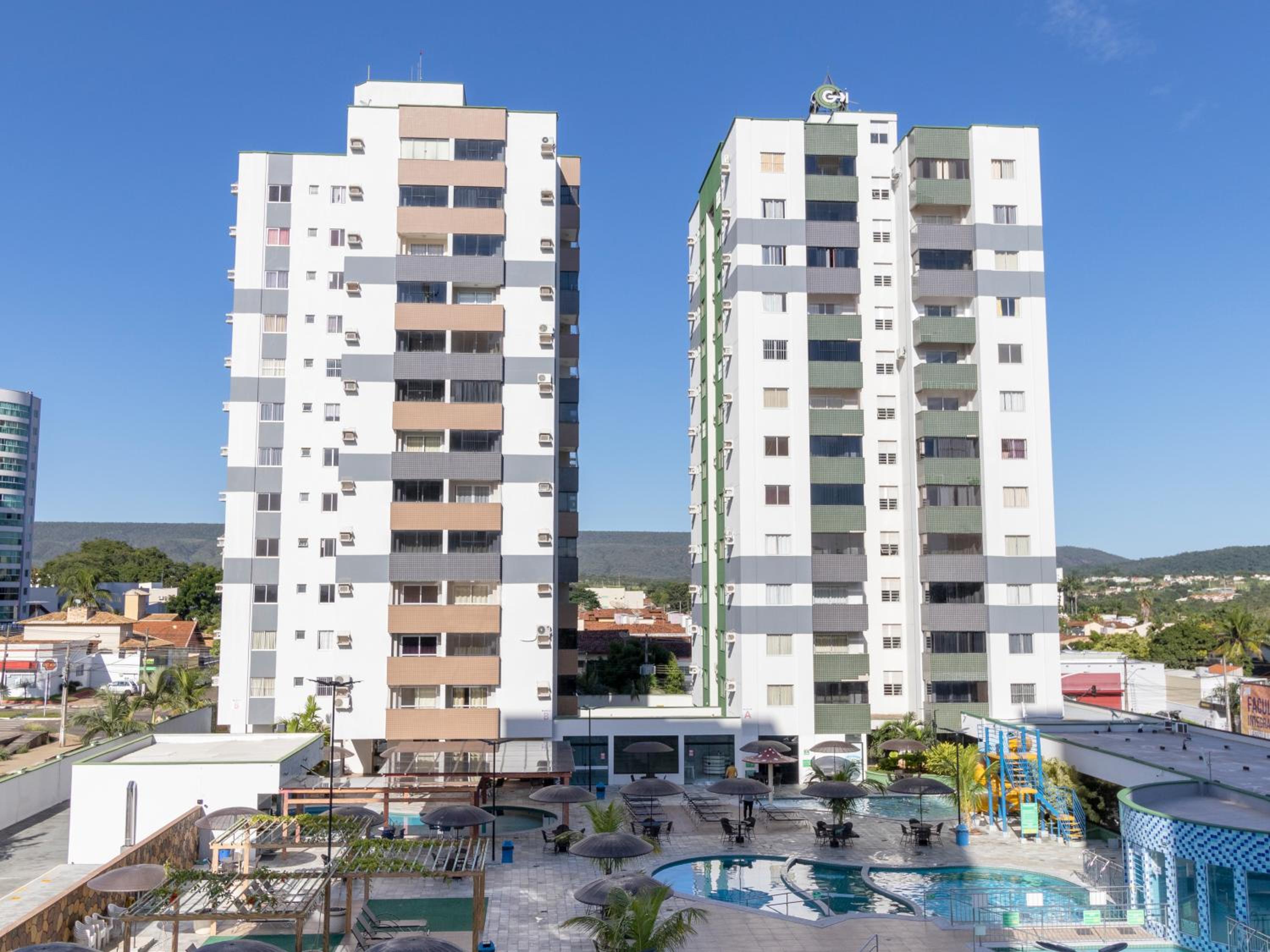 Aquarius Caldas Novas - ACHEI FERIAS - Com Roupa de Cama